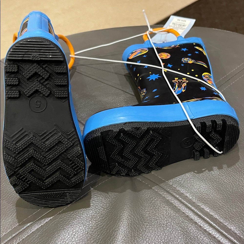 Target Kids Blue Space Rain Boots - Picture 5 of 5